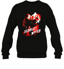 Marvel Infinity War Scarlet Witch Red Splat Crewneck Sweatshirt Crewneck Sweatshirt - skytshirtshop