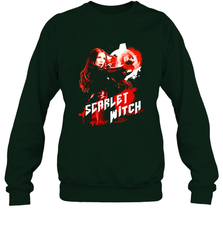 Marvel Infinity War Scarlet Witch Red Splat Crewneck Sweatshirt Crewneck Sweatshirt - skytshirtshop