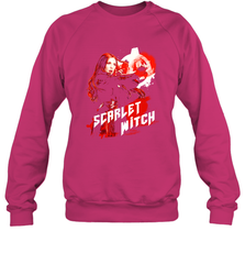 Marvel Infinity War Scarlet Witch Red Splat Crewneck Sweatshirt Crewneck Sweatshirt - skytshirtshop