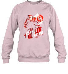 Marvel Infinity War Scarlet Witch Red Splat Crewneck Sweatshirt Crewneck Sweatshirt - skytshirtshop