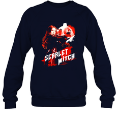 Marvel Infinity War Scarlet Witch Red Splat Crewneck Sweatshirt