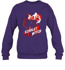 Marvel Infinity War Scarlet Witch Red Splat Crewneck Sweatshirt Crewneck Sweatshirt - skytshirtshop