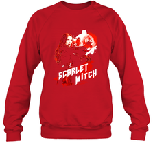 Marvel Infinity War Scarlet Witch Red Splat Crewneck Sweatshirt Crewneck Sweatshirt - skytshirtshop