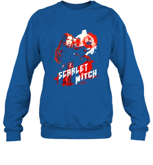 Marvel Infinity War Scarlet Witch Red Splat Crewneck Sweatshirt Crewneck Sweatshirt - skytshirtshop