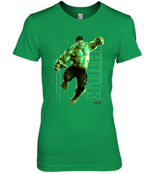 Marvel Infinity War Incredible Hulk Smash Women's Premium T-Shirt