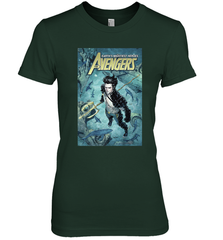 Marvel Namor Avengers Comic Cover Women's Premium T-Shirt Women's Premium T-Shirt - skytshirtshop