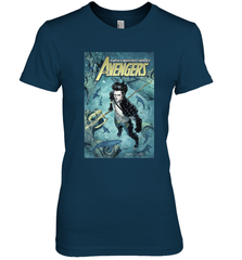 Marvel Namor Avengers Comic Cover Women's Premium T-Shirt Women's Premium T-Shirt - skytshirtshop