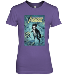 Marvel Namor Avengers Comic Cover Women's Premium T-Shirt Women's Premium T-Shirt - skytshirtshop