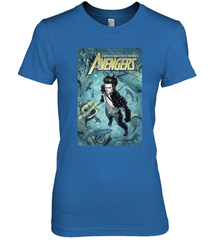Marvel Namor Avengers Comic Cover Women's Premium T-Shirt Women's Premium T-Shirt - skytshirtshop