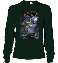 Marvel Comixology Black Widow Madame Of Masque Comic Cover Long Sleeve T-Shirt Long Sleeve T-Shirt - skytshirtshop