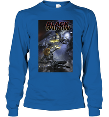 Marvel Comixology Black Widow Madame Of Masque Comic Cover Long Sleeve T-Shirt Long Sleeve T-Shirt - skytshirtshop