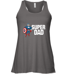 Marvel Father's Day Captain America Super Dad Portrait Women's Racerback Tank Women's Racerback Tank - skytshirtshop