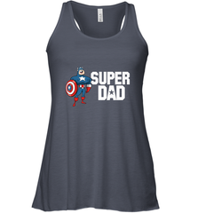 Marvel Father's Day Captain America Super Dad Portrait Women's Racerback Tank Women's Racerback Tank - skytshirtshop