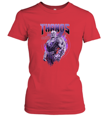 Marvel Infinity War Thanos Purple Distressed Women's T-Shirt Women's T-Shirt - skytshirtshop