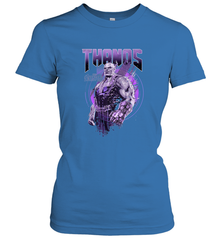 Marvel Infinity War Thanos Purple Distressed Women's T-Shirt Women's T-Shirt - skytshirtshop