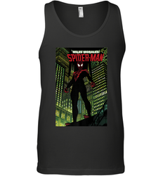 Marvel Miles Morales_ Spider Man Comic Cover Men's Tank Top