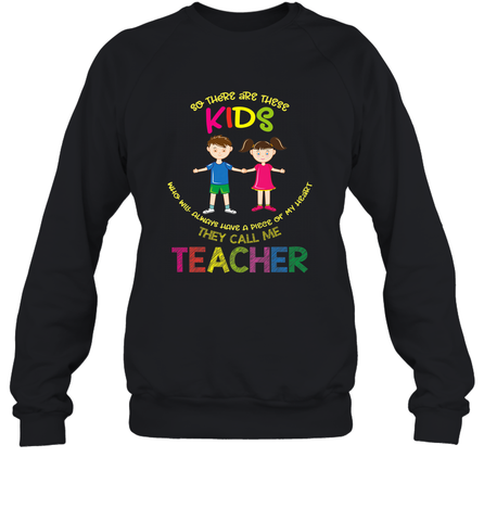 They Call Me Teacher School Kids Fun Appreciation Crewneck Sweatshirt Crewneck Sweatshirt / Black / S Crewneck Sweatshirt - skytshirtshop