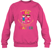 They Call Me Teacher School Kids Fun Appreciation Crewneck Sweatshirt Crewneck Sweatshirt - skytshirtshop