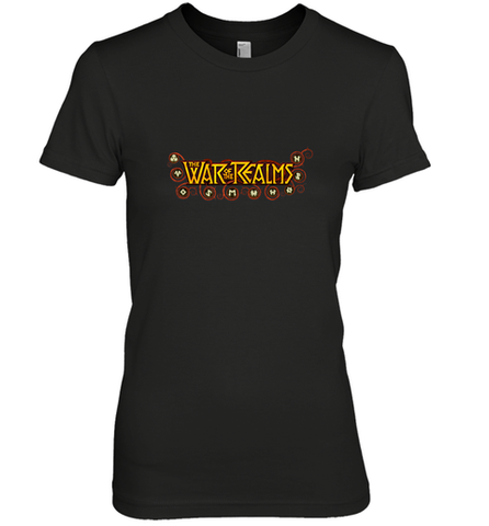 Marvel War of the Realms Comic Logo Women's Premium T-Shirt Women's Premium T-Shirt / Black / XS Women's Premium T-Shirt - skytshirtshop