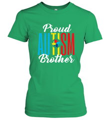 Proud Autism Brother Awareness Support Premium T Shirt Women's T-Shirt Women's T-Shirt - skytshirtshop