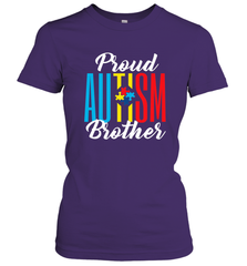 Proud Autism Brother Awareness Support Premium T Shirt Women's T-Shirt Women's T-Shirt - skytshirtshop