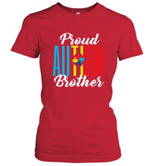 Proud Autism Brother Awareness Support Premium T Shirt Women's T-Shirt Women's T-Shirt - skytshirtshop