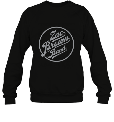 Zac Brown Band  Original ZBB Logo Crewneck Sweatshirt Crewneck Sweatshirt / Black / S Crewneck Sweatshirt - skytshirtshop