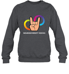 Neurodiversity Rocks Shirt Brain Autism Awareness Crewneck Sweatshirt Crewneck Sweatshirt - skytshirtshop