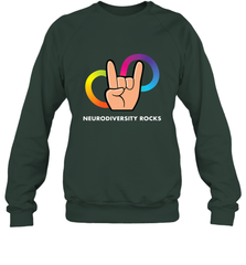 Neurodiversity Rocks Shirt Brain Autism Awareness Crewneck Sweatshirt Crewneck Sweatshirt - skytshirtshop