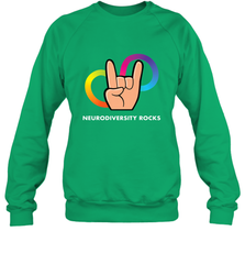 Neurodiversity Rocks Shirt Brain Autism Awareness Crewneck Sweatshirt Crewneck Sweatshirt - skytshirtshop