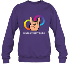 Neurodiversity Rocks Shirt Brain Autism Awareness Crewneck Sweatshirt Crewneck Sweatshirt - skytshirtshop