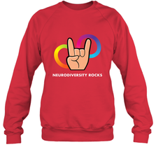 Neurodiversity Rocks Shirt Brain Autism Awareness Crewneck Sweatshirt Crewneck Sweatshirt - skytshirtshop