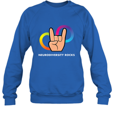 Neurodiversity Rocks Shirt Brain Autism Awareness Crewneck Sweatshirt Crewneck Sweatshirt - skytshirtshop