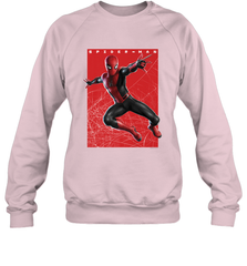 Marvel Spider Man Far From Home Web Swinging Poster Crewneck Sweatshirt Crewneck Sweatshirt - skytshirtshop