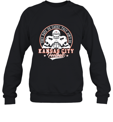 Vintage NFL Kansas City Football Logo Crewneck Sweatshirt Crewneck Sweatshirt / Black / S Crewneck Sweatshirt - skytshirtshop