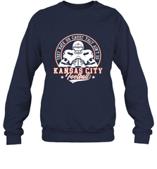 Vintage NFL Kansas City Football Logo Crewneck Sweatshirt Crewneck Sweatshirt - skytshirtshop