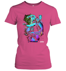 Marvel Infinity War Thor Rocket Groot Neon Women's T-Shirt Women's T-Shirt - skytshirtshop
