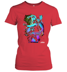 Marvel Infinity War Thor Rocket Groot Neon Women's T-Shirt Women's T-Shirt - skytshirtshop