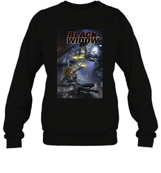 Marvel Comixology Black Widow Madame Of Masque Comic Cover Crewneck Sweatshirt