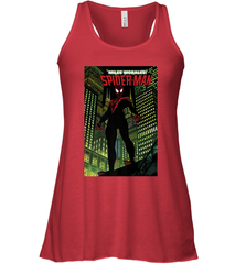 Marvel Miles Morales_ Spider Man Comic Cover Women's Racerback Tank Women's Racerback Tank - skytshirtshop