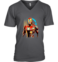Marvel Infinity War Iron Man Digital Pose Men's V-Neck Men's V-Neck - skytshirtshop