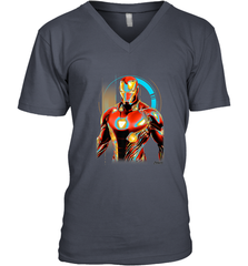 Marvel Infinity War Iron Man Digital Pose Men's V-Neck Men's V-Neck - skytshirtshop