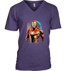 Marvel Infinity War Iron Man Digital Pose Men's V-Neck Men's V-Neck - skytshirtshop