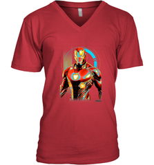 Marvel Infinity War Iron Man Digital Pose Men's V-Neck Men's V-Neck - skytshirtshop