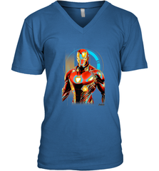 Marvel Infinity War Iron Man Digital Pose Men's V-Neck Men's V-Neck - skytshirtshop