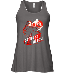 Marvel Infinity War Scarlet Witch Red Splat Women's Racerback Tank Women's Racerback Tank - skytshirtshop