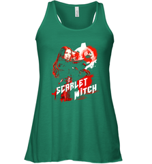 Marvel Infinity War Scarlet Witch Red Splat Women's Racerback Tank Women's Racerback Tank - skytshirtshop