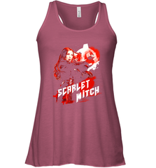 Marvel Infinity War Scarlet Witch Red Splat Women's Racerback Tank Women's Racerback Tank - skytshirtshop