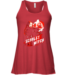 Marvel Infinity War Scarlet Witch Red Splat Women's Racerback Tank Women's Racerback Tank - skytshirtshop