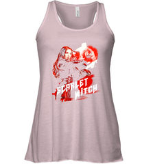 Marvel Infinity War Scarlet Witch Red Splat Women's Racerback Tank Women's Racerback Tank - skytshirtshop